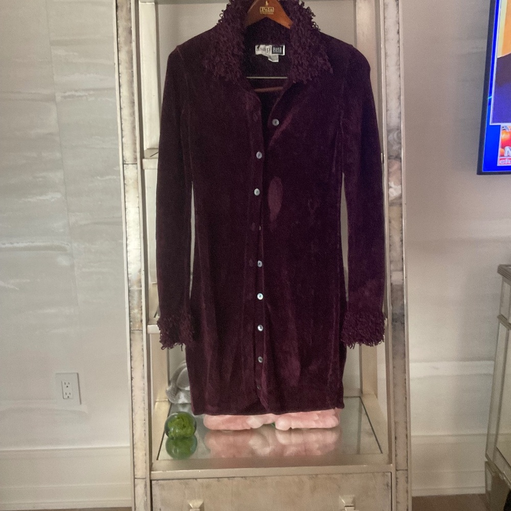 Gorgeous soft Chenille Long Sweater or dress by  Saks Fifth Avenue ASAP